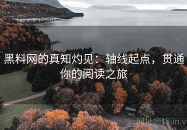 黑料网的真知灼见：轴线起点，贯通你的阅读之旅